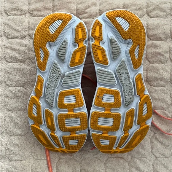 Hoka One One Vibrant Coral Sneakers - Picture 4 of 5